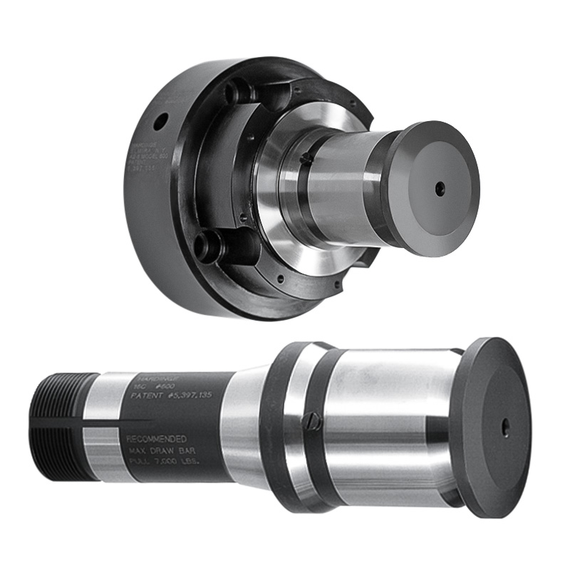 #200 Sure-Grip® Expanding Arbor Assembly - ID Gripping Range 1/2" (12.7mm) to .765" (19.43mm) - Expanding Collet is not included.